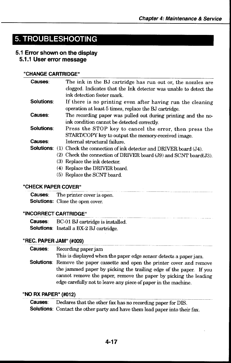 Canon MultiPASS MP-1000 Service Manual-3